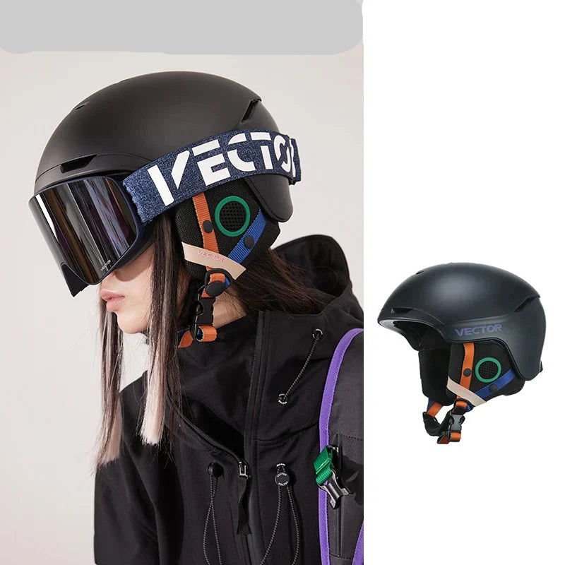 Comfort and Safety Removable Ski Helmet