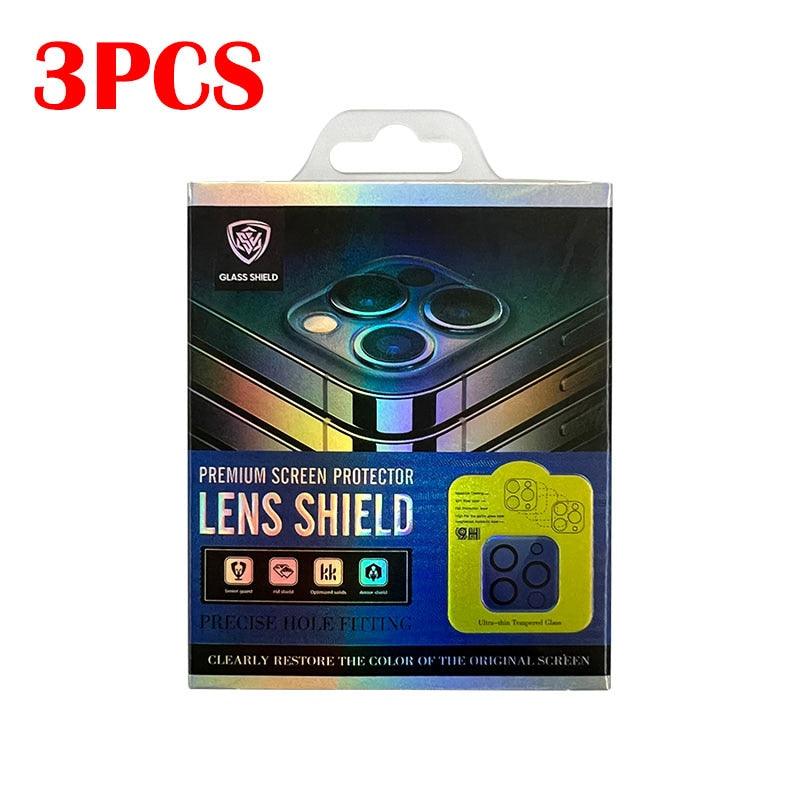 3PCS HD Camera Lens Protector For New iPhone 14 13 12 Pro MAX Tempered Glass Cover Anti-Spy Tempered Glass Film Camera Lens Protector Tempered Glass