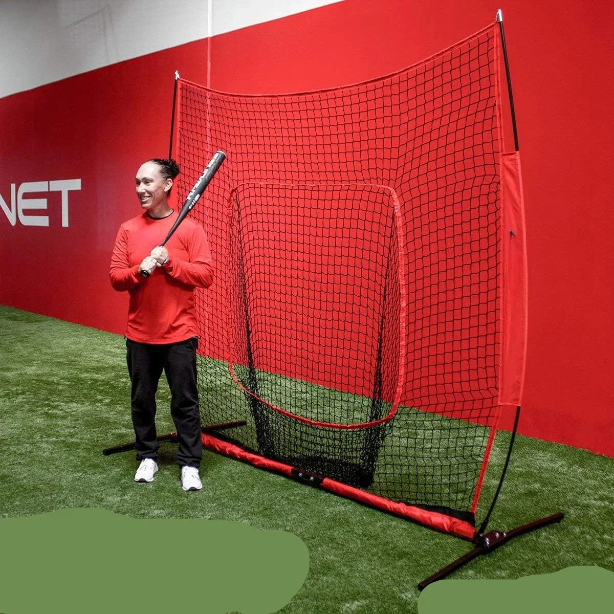 Weighted Base Quick Setup Hitting & Throwing Net