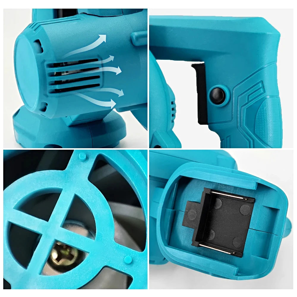 2 In 1 Electric Air Blower Garden Cordless Vacuum Cleaner Dust Computer Collector Handheld Power Tools For Makita 18V Battery
