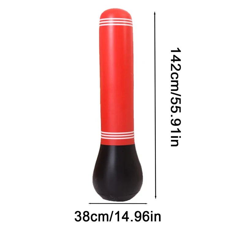 Unleash Your Inner Fighter Inflatable Tumbler Punching Bag