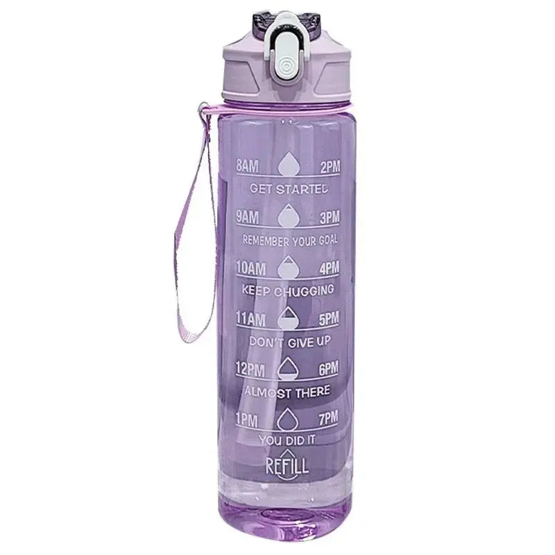 Colorful Portable Sports Bottles for On the-Go Hydration
