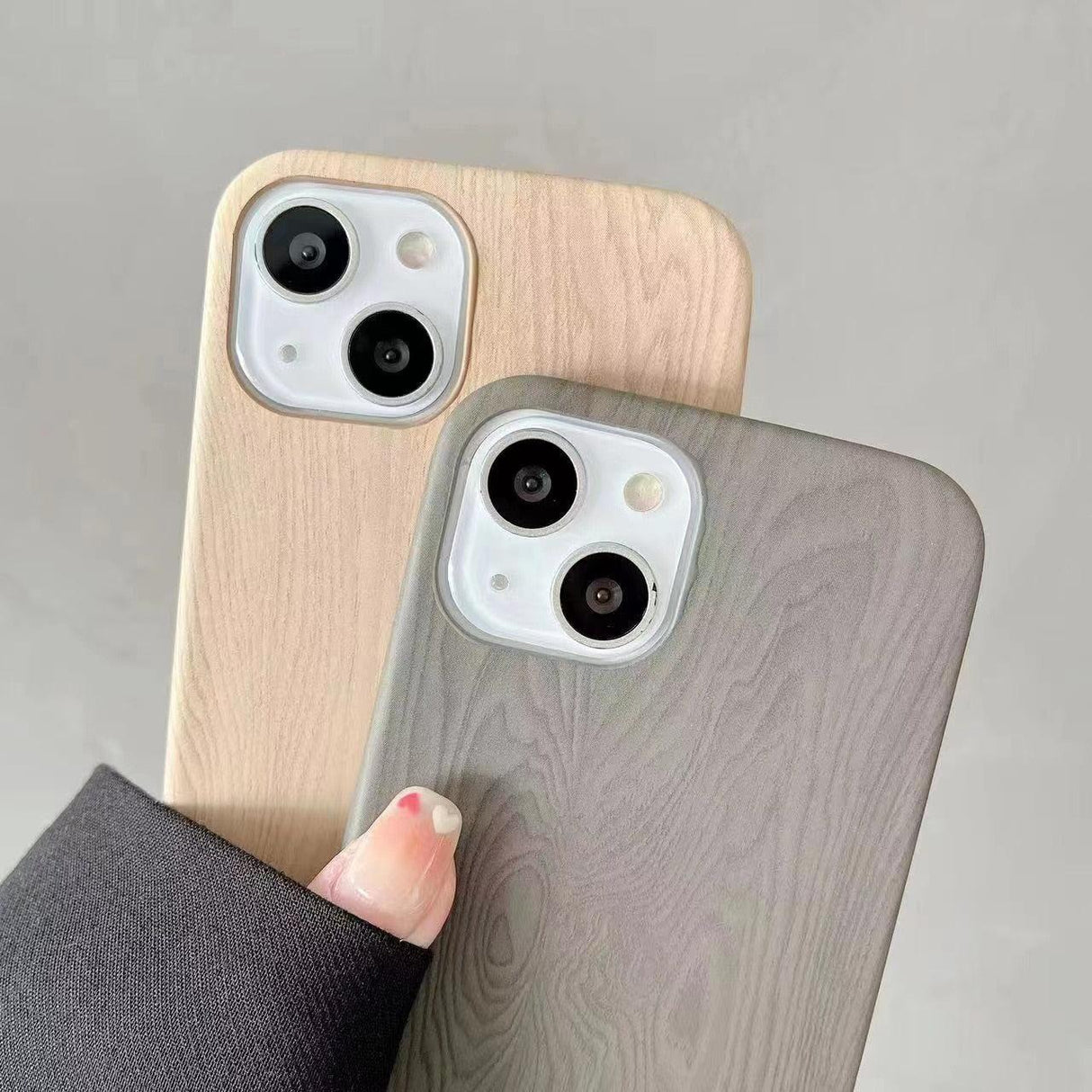 Luxury Wood Phone Case For iPhone 13 12 11 Pro X XS Max XR 8 7 Plus SE Retro Soft Wood Case Slim Hard Cover with Real Wooden Finish Protective Cover