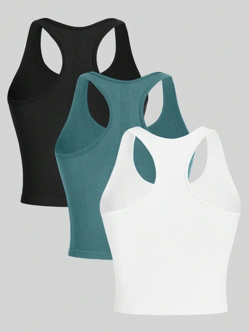 Breathable Seamless Yoga Tanks for Women