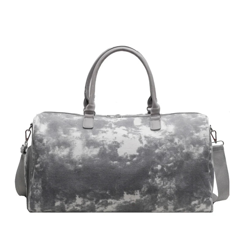 Travel Bag with Shoe Storage & Crossbody Versatility