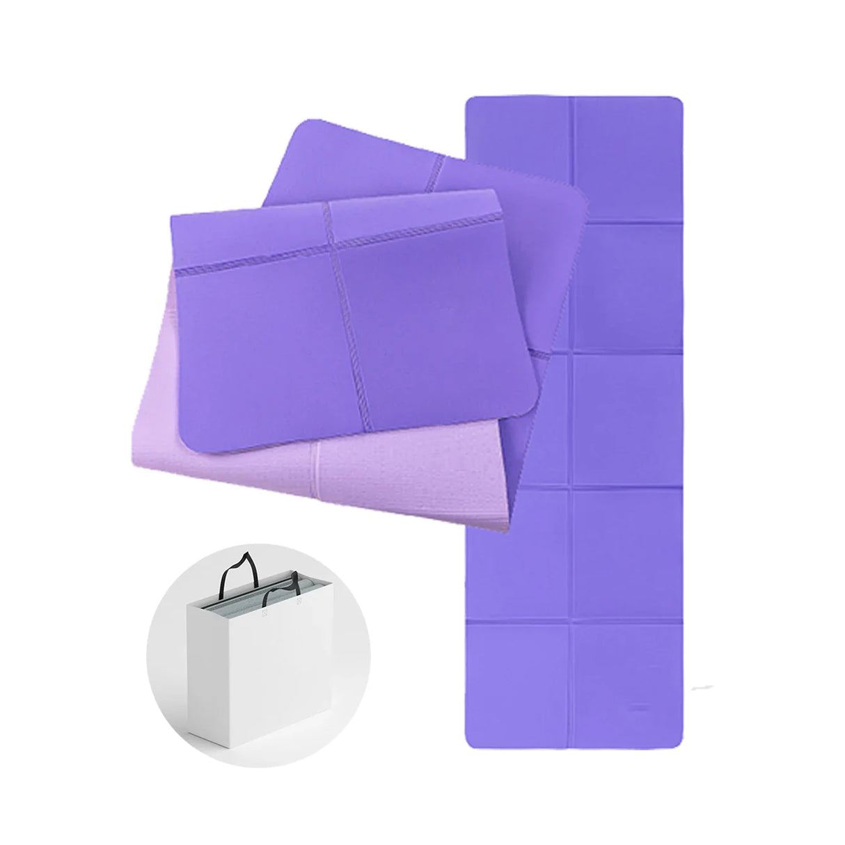 Portable Yoga Mat with Double Sided Design
