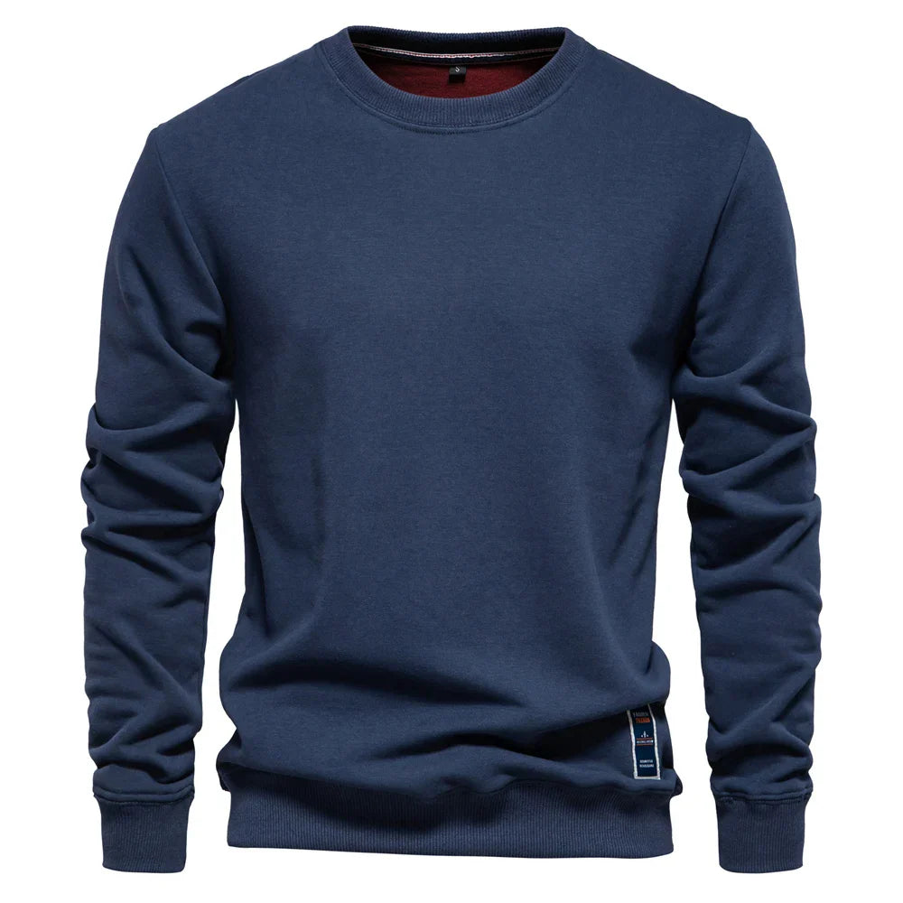 Men's Cotton Blend Crewneck Sweatshirt Casual and Comfortable
