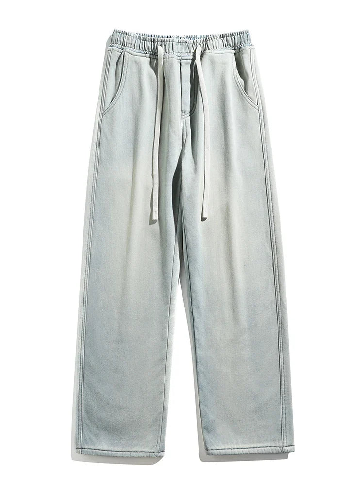 Cozy and Cool Fleece Lined Denim Pants