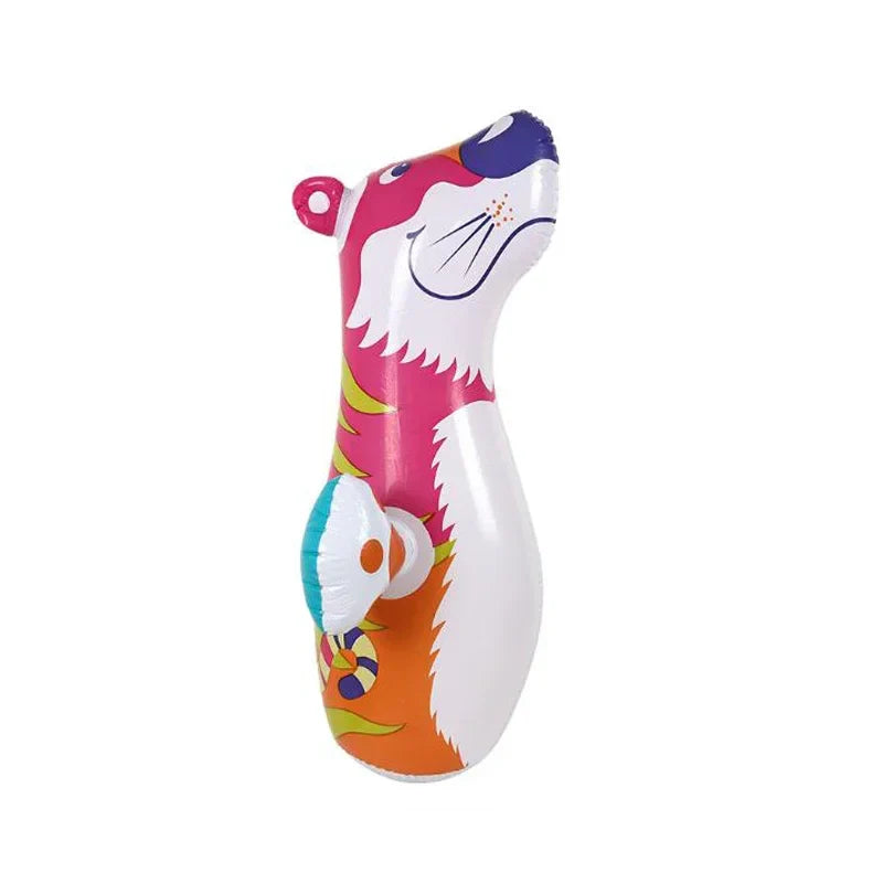 Inflatable Dinosaur & Penguin Tumbler Toys Fun for Kids and Adults