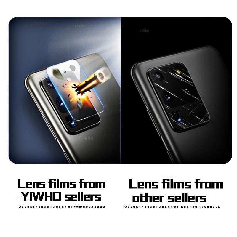 2pcs Tempered Glass for IPhone 14 Pro Max Plus Screen Protectors for IPhone14 13 Pro 13 Mini X XR Xs Max Se 2022 Camera Lens Lens Protectors Luminous Ring Glass for iPhone