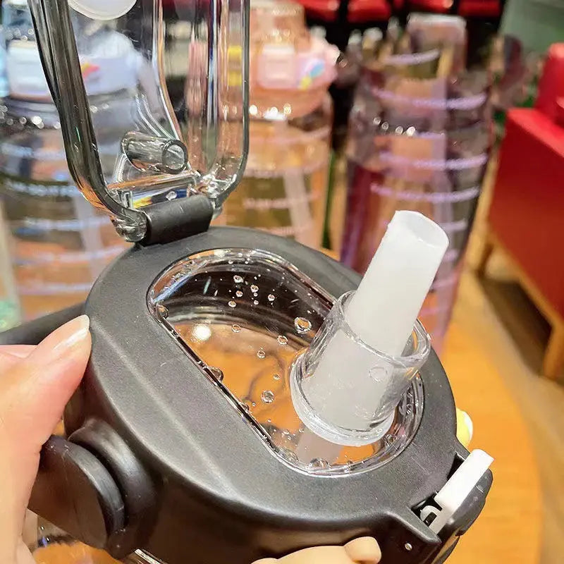 Portable Water Jug with Time Marker Stay Motivated