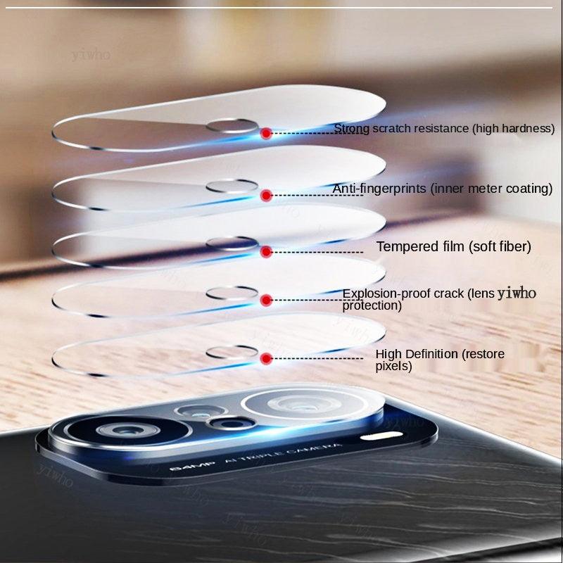 2pcs Tempered Glass for IPhone 14 Pro Max Plus Screen Protectors for IPhone14 13 Pro 13 Mini X XR Xs Max Se 2022 Camera Lens Lens Protectors Luminous Ring Glass for iPhone