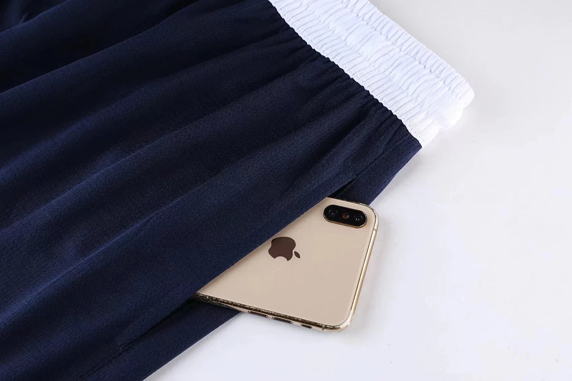 Loose Fit Basketball Shorts with Pockets