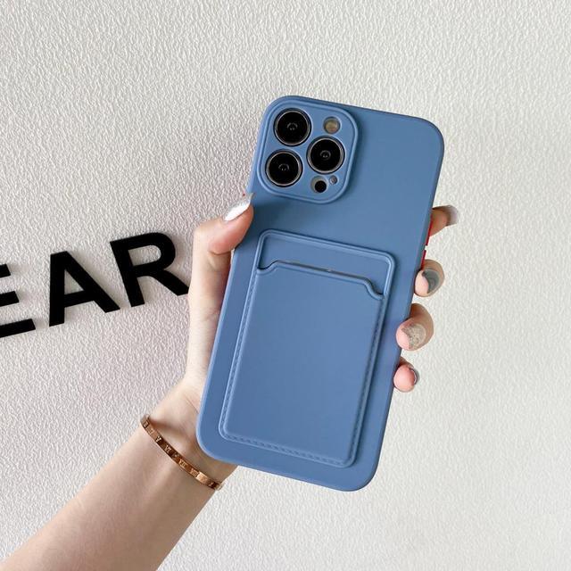 White Luxury Card Holder Phone Case for iPhone 13 12 Pro Wallet Soft Back Cover Shockproof Cute Protective Case for iPhone Cute Case With Card Holder