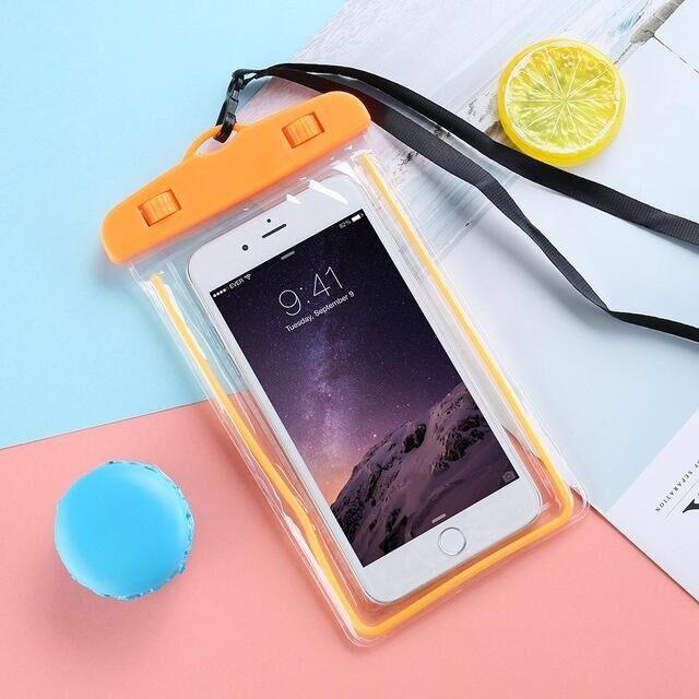 Water Proof Cases For iPhone 12 Cover Pouch Cases For iPhone XS MAX 8 7 6 s Plus Universal Waterproof Case Universal Waterproof Cell Phone Bag/Holder for iPhone Case & Strap