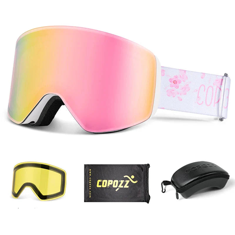 Magnetic Ski Goggles Snowboard Men & Women