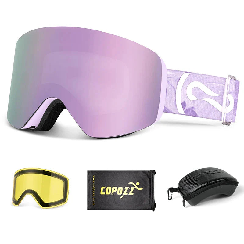 Magnetic Ski Goggles Snowboard Men & Women