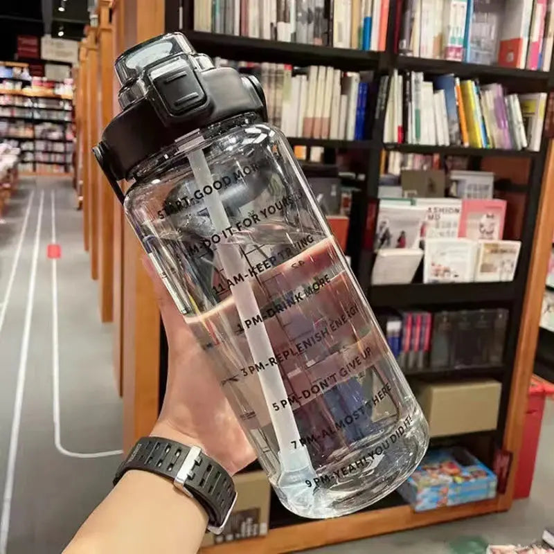 Portable Water Jug with Time Marker Stay Motivated