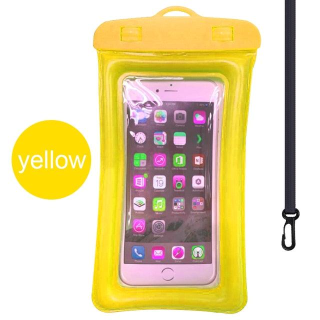Universal Waterproof Phone Case Swim Bag For iPhone 11 13 Pro Max Water Sports Beach Pool Cover Universal Waterproof Phone Case Waterproof Phone Pouch for iPhone