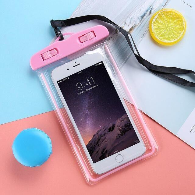 Water Proof Cases For iPhone 12 Cover Pouch Cases For iPhone XS MAX 8 7 6 s Plus Universal Waterproof Case Universal Waterproof Cell Phone Bag/Holder for iPhone Case & Strap