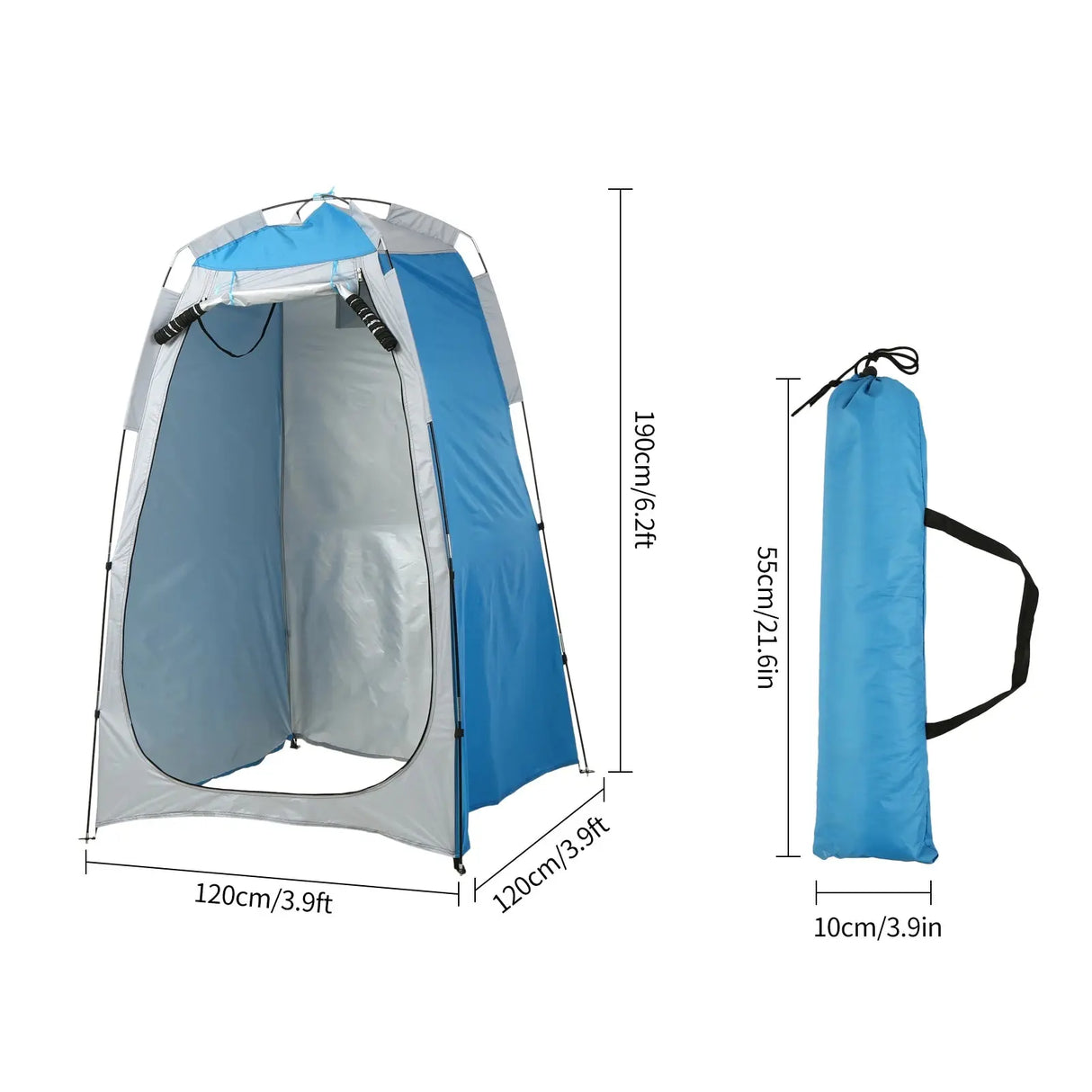 Shower Tent Waterproof Toilet Bathroom