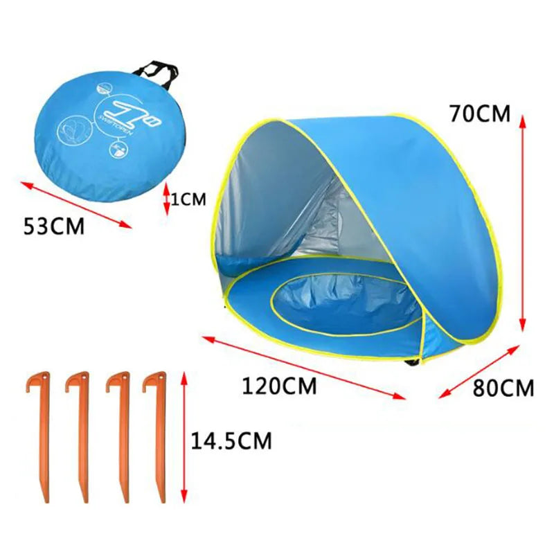 Baby Beach Tent Sun Shade & Play Pool