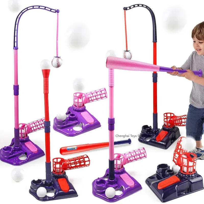 Kids 3 in 1 T Ball Set Perfect Gift for Indoor & Outdoor Play