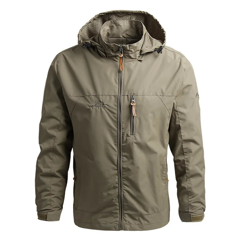Versatile Outdoor Jacket Military Style Windbreaker