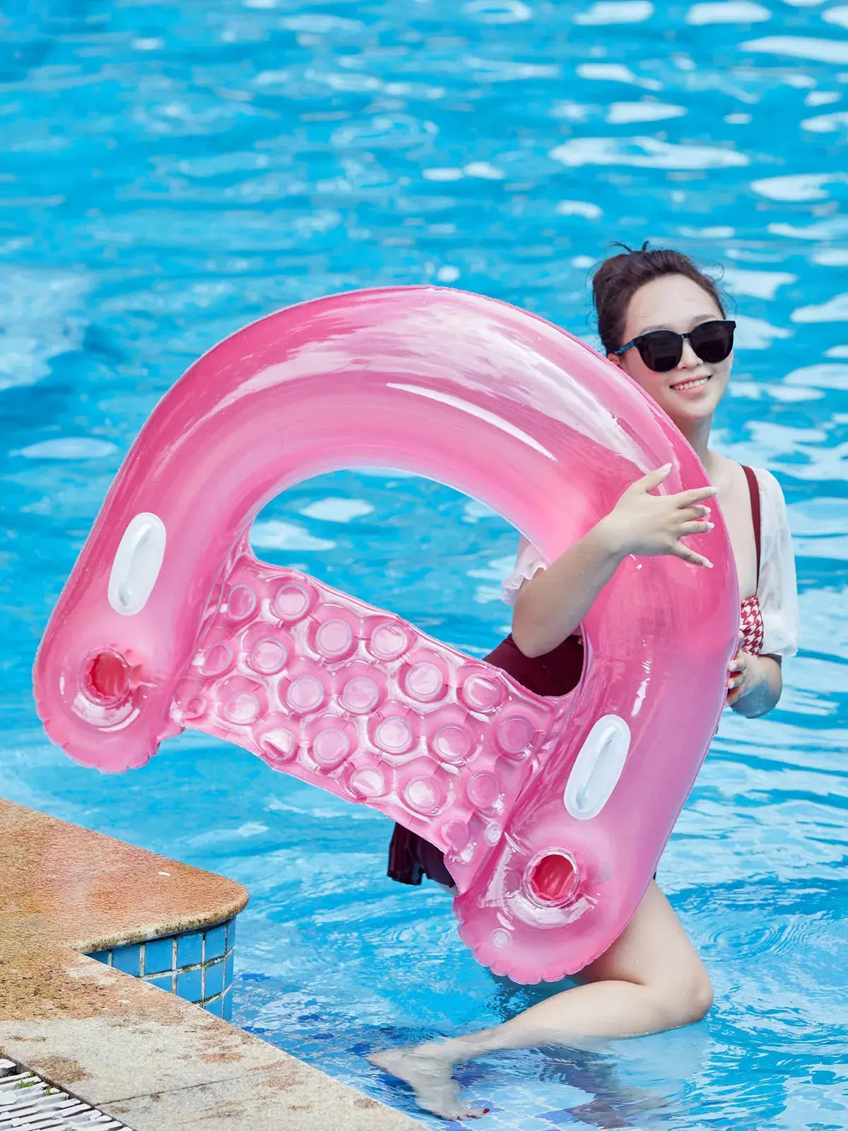 U-Shaped Pool Float Hammock Chair and Bed