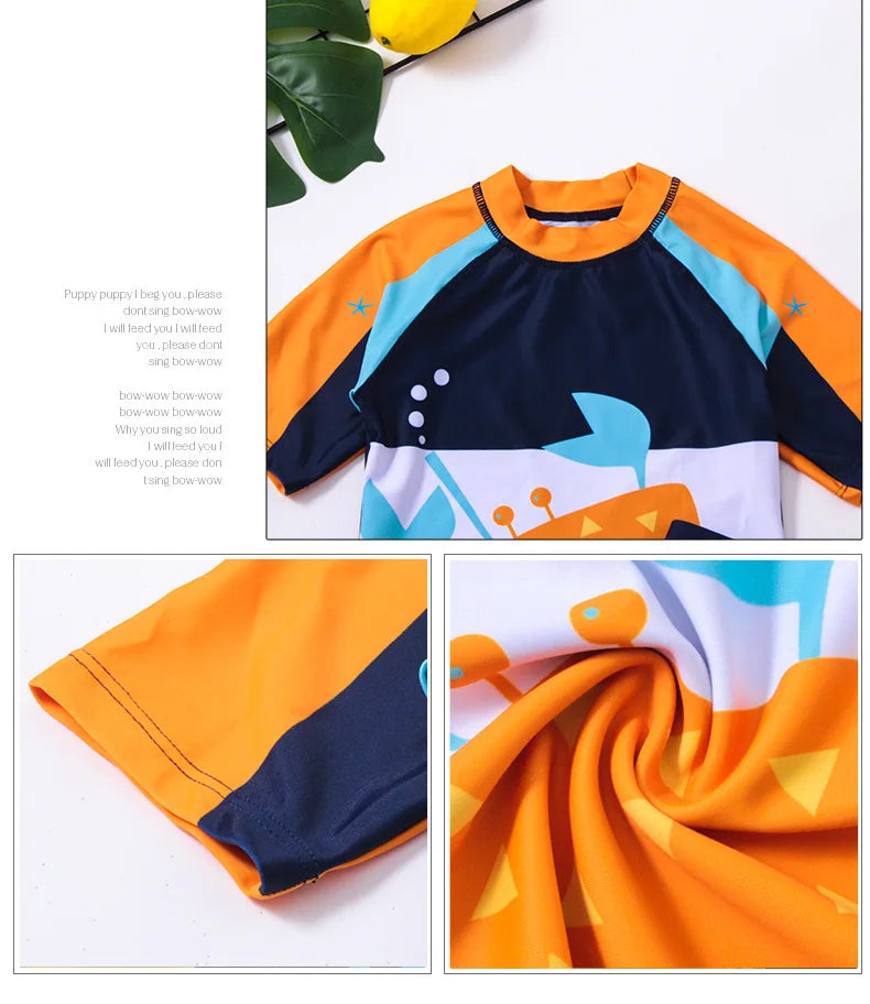 Sunscreen Friendly Boy's Swimsuit
