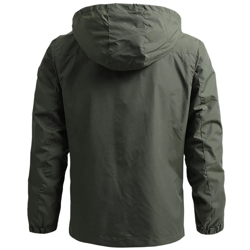 Versatile Outdoor Jacket Military Style Windbreaker