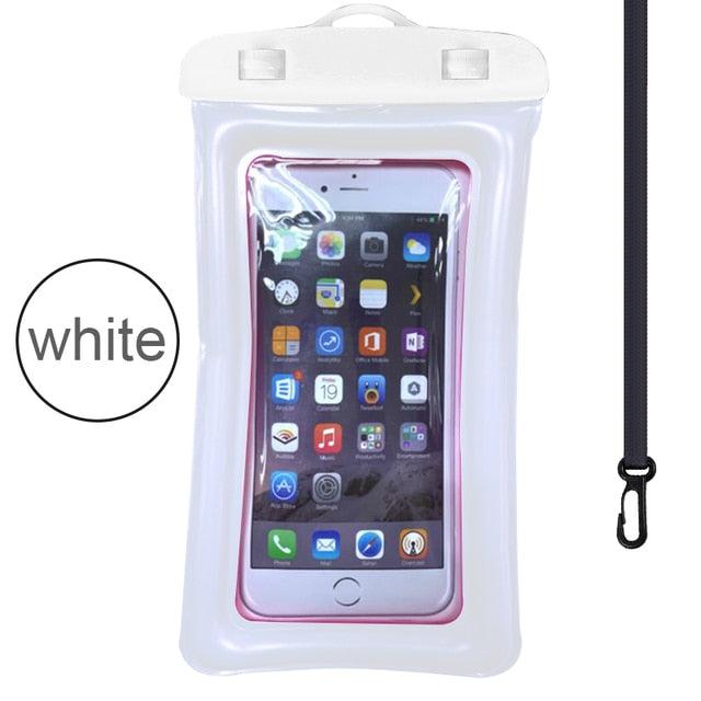 Universal Waterproof Phone Case Swim Bag For iPhone 11 13 Pro Max Water Sports Beach Pool Cover Universal Waterproof Phone Case Waterproof Phone Pouch for iPhone