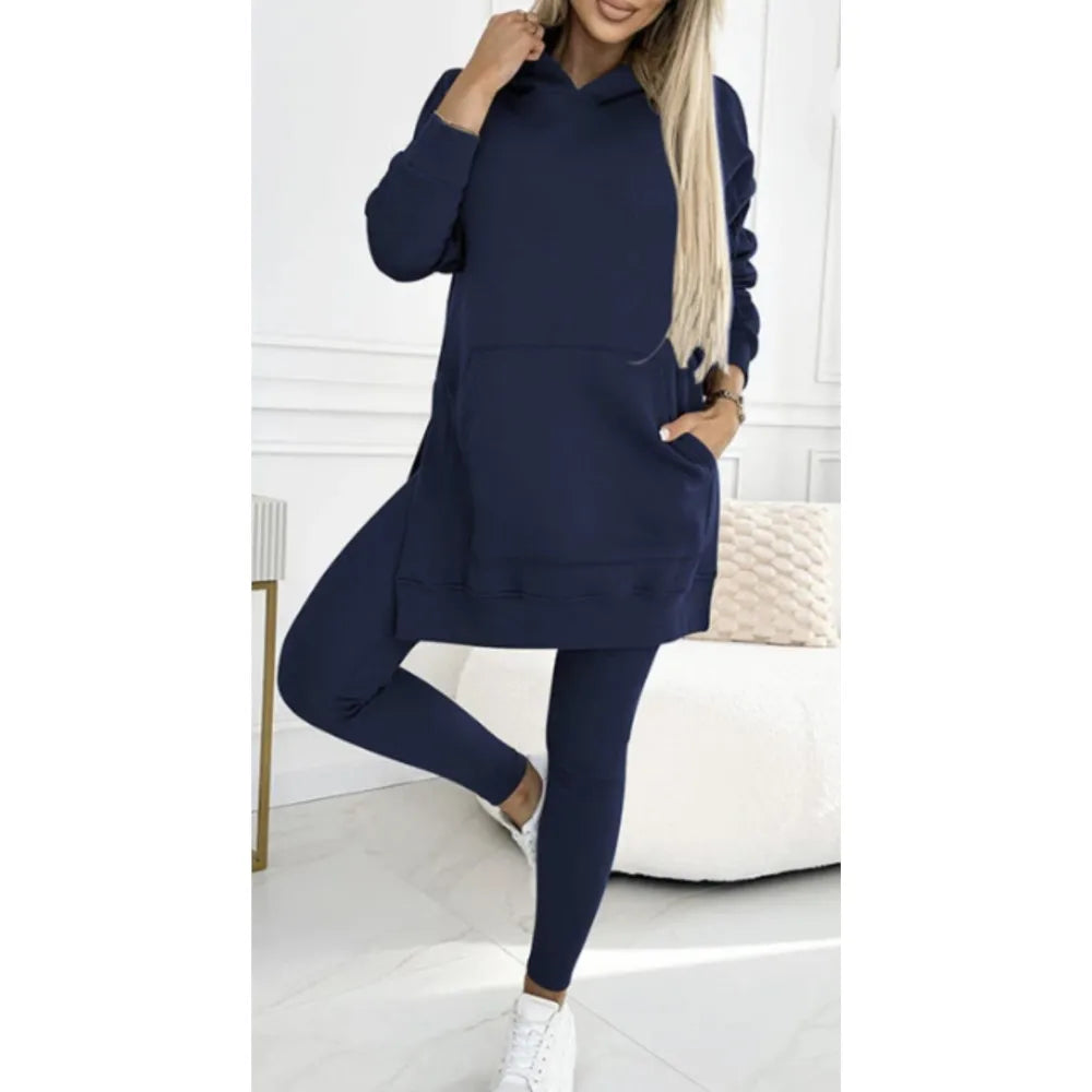 Perfect Winter Outfit Hoodie and Leggings Set