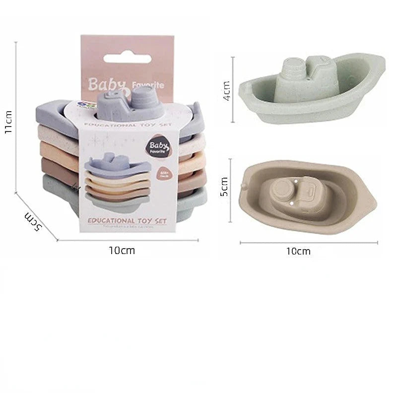 Learning Through Play Colorful Floating Ship for Kids