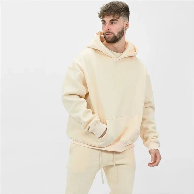 Winter Workout Set for Men Hoodie & Pants