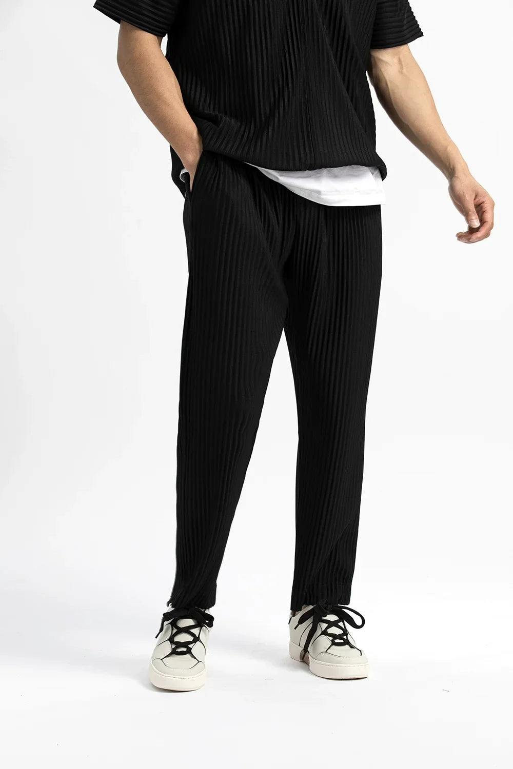 Elevate Your Style Miyake Pleated Pants