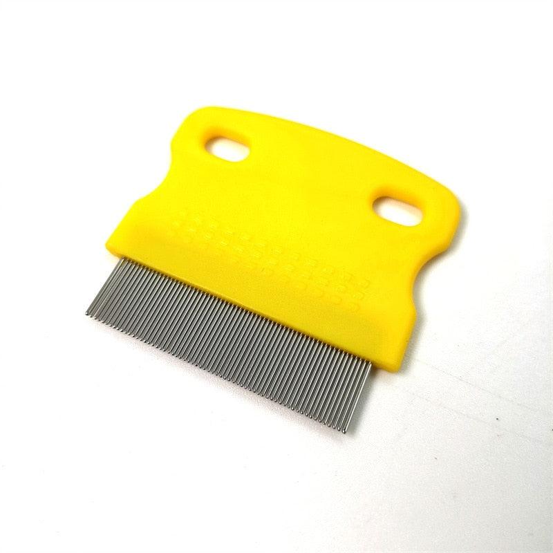 Dog Comb Remove Flea Hair Brush Hair Comb Puppy Cat Comb Dog Brush Multifunction Pet Grooming Dog Brush Comb Pet Cat Puppy Dog Lice Comb Remover Stainless Steel Fine Teeth Pet Lice Flea Comb