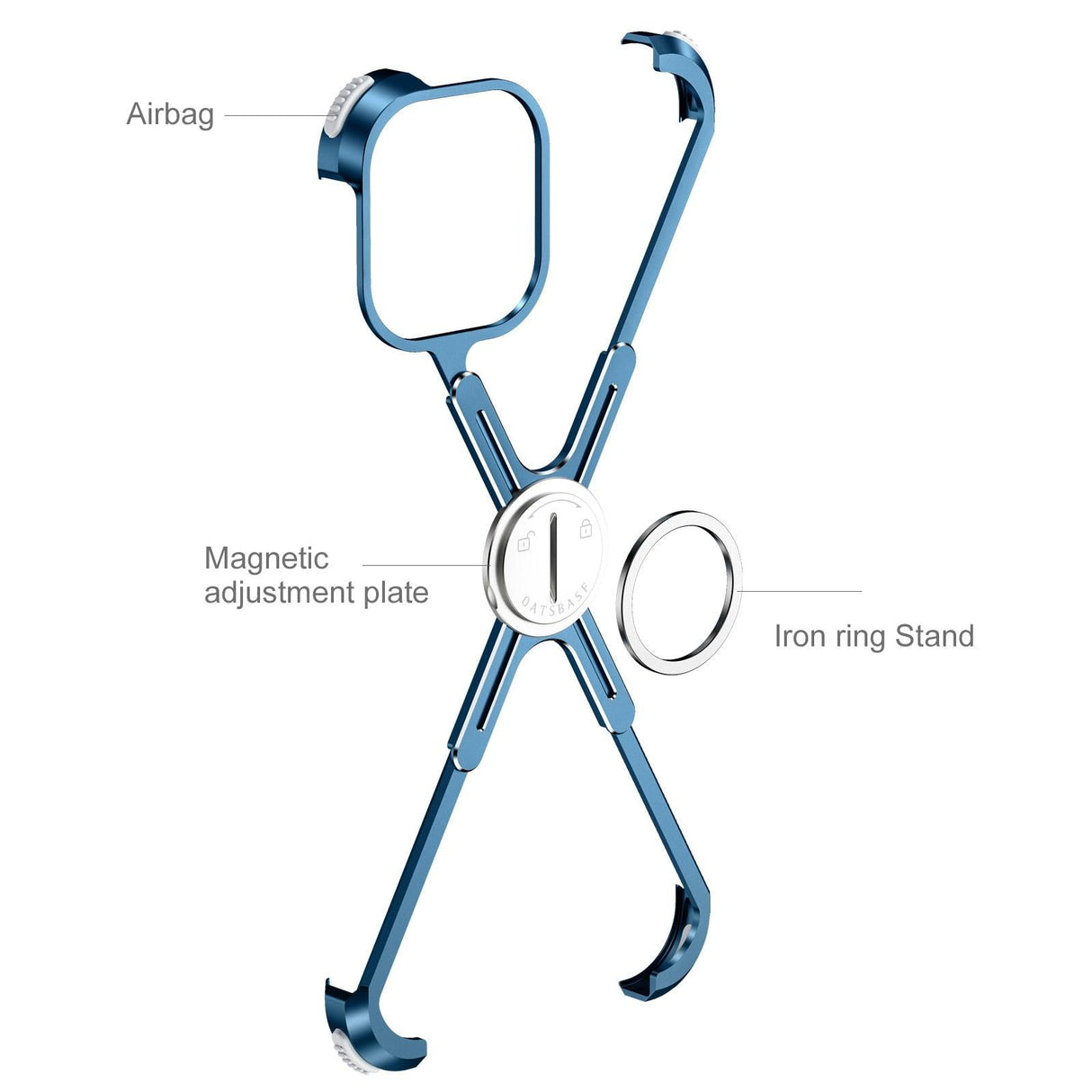 Luxury Phone Case For iPhone 12 Pro Metal Frame Shape Shockproof Cover Bumper Back Cool Case Aluminum Metal X-Frame Support Bumpers Compatible iPhone