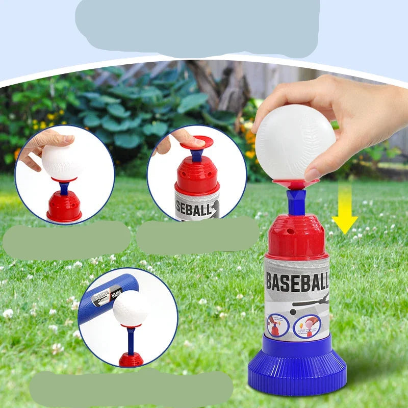 Level Up Your Little Leaguer Auto-Pitch Baseball Toy