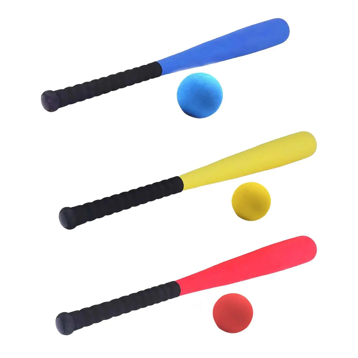 Lightweight Kids Foam Baseball Bat and Ball Set