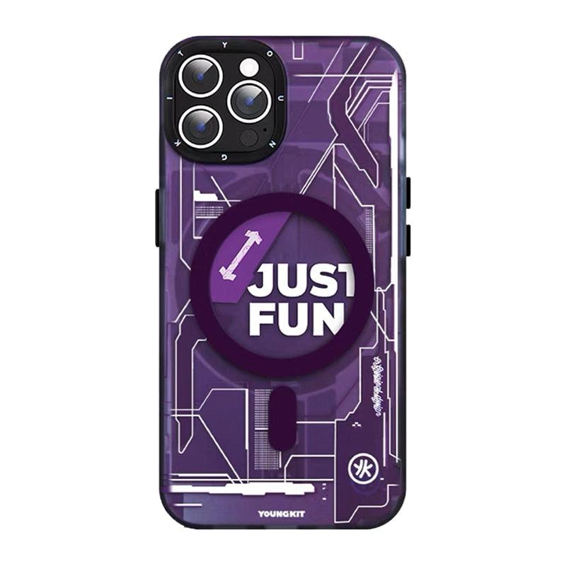 Cover Iphone 13 14 Pro Max Case Trend Magnetic Wireless Charging Cell Phone Iphone Anti-drop Case Smartphone Magnetic Case Designed For Iphone