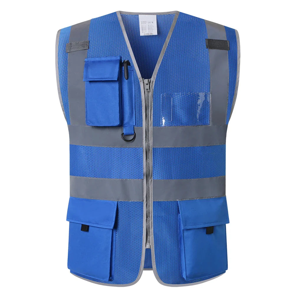 Reflective Safety Vest Breathable Durable Engineer