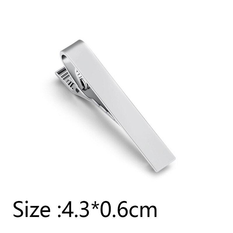 Simple Tie Clip Men Metal Copper Necktie Bar Clip Gold Silver Black 3 Bright Colors Best Gifts For Your Father Lover And Friends Simple Classic Bar Clasp Practical Necktie Accessories Fashion Men Tie Clips Luxury Clothing Jewelry