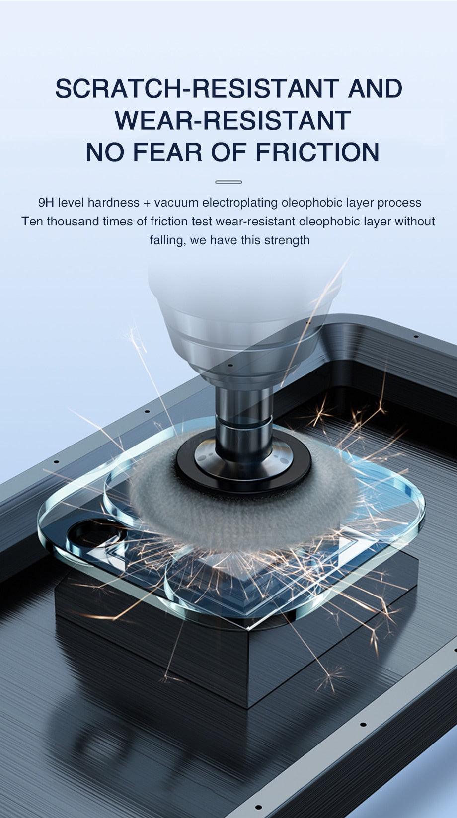 Full Cover HD Back Camera Glass Protectors for iPhone 13 12 Pro Max 13Mini Lens Protective Glass Film on IPhone 11 14 PRO MAX XS Ultra Thin Tempered Glass Camera Lens Screen Protector