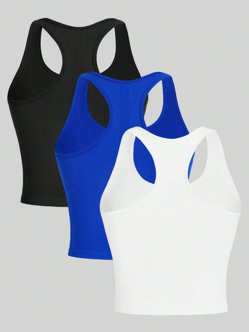 Breathable Seamless Yoga Tanks for Women