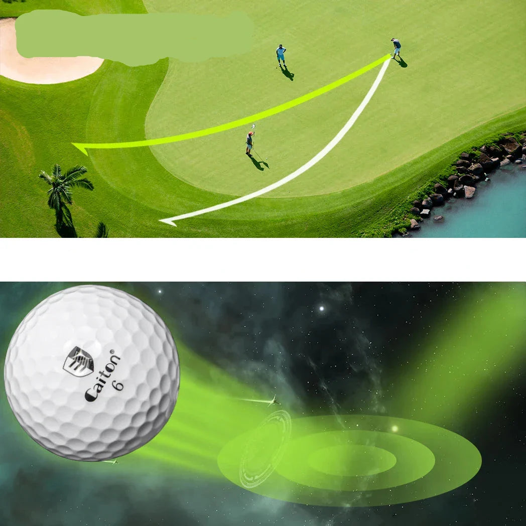 3 Layer Golf Balls Long Distance Spin Control and Durability