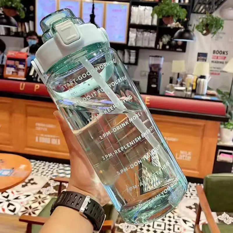 Portable Water Jug with Time Marker Stay Motivated