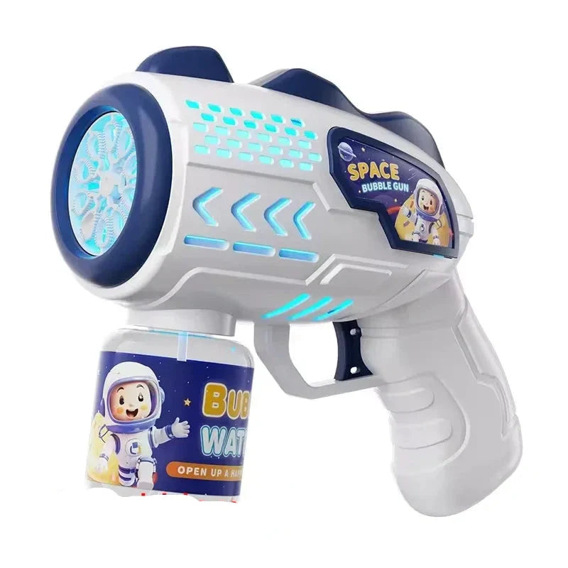 Bubble Blast Extravaganza Kids' Electric Bubble Gun with LED Lights