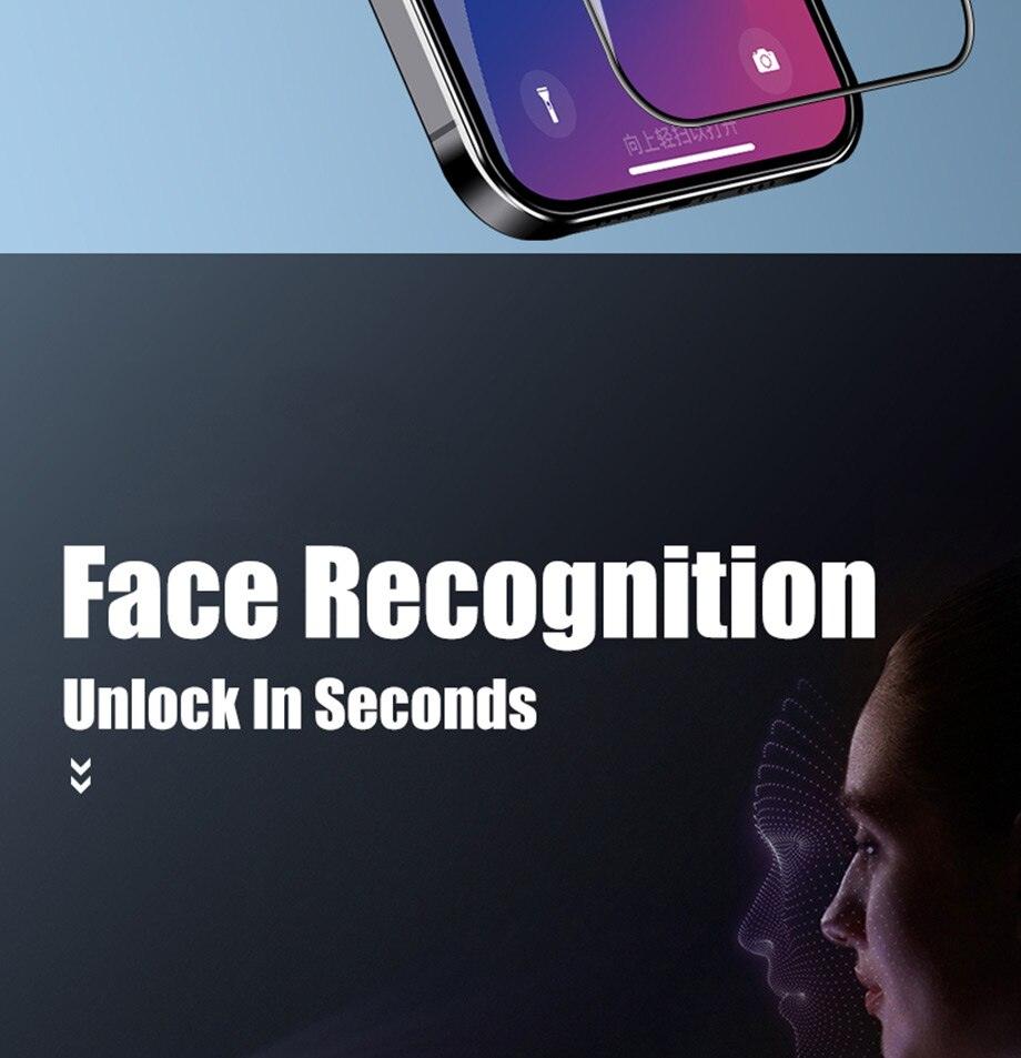 9D Full Cover Glass Screen Protector for IPhone 11 Pro Max 14 12 X s XS XR Tempered Glass on IPhone 13 Mini 7 8 6S Plus SE Film Tempered Glass Screen Protector Compatible for iPhone