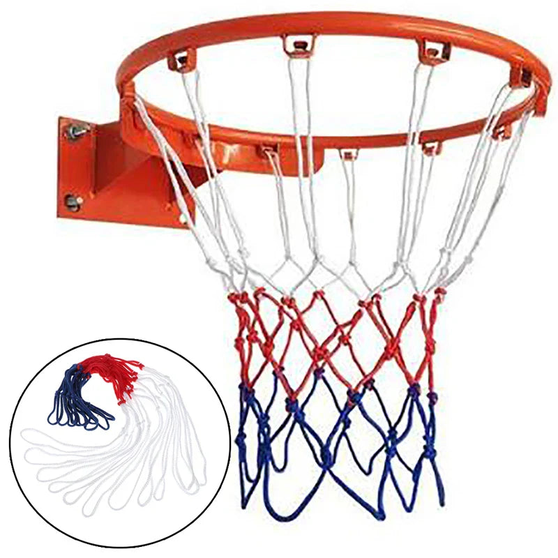 Durable Nylon Basketball Net 3 Color Universal Replacement